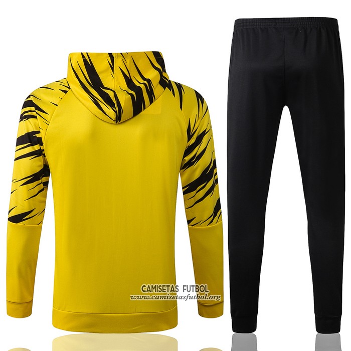 Chandal con Capucha del Borussia Dortmund 2021 Amarillo